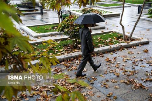 بارش پراکنده در تهران