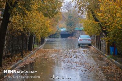 بارش باران در گیلان
