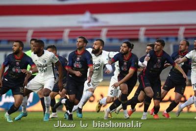 تساوی هیجان انگیز استقلال و نساجی در نیمه نخست