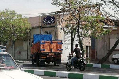 مسیر تردد خودرو های باربری در تهران