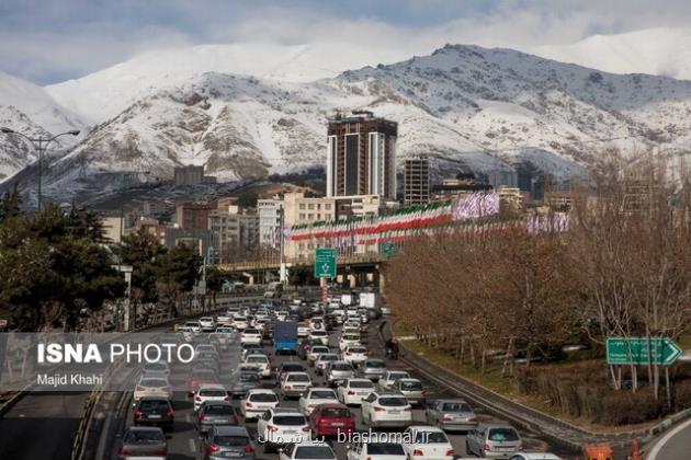 هوای تهران در وضعیت مطلوب