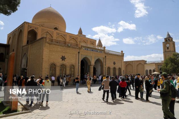 اسکان نیم میلیون مسافر نوروزی در باغ فدک اصفهان