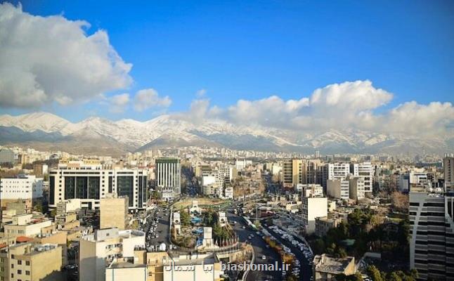 هوای تهران در وضعیت پاک