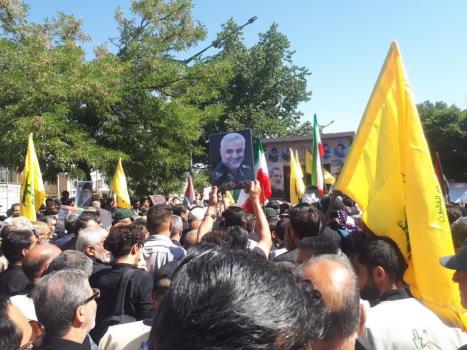 پیکر سرباز شهید صالحی در آمل آرام گرفت