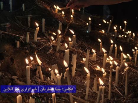 ببینید ابراز وفاداری جوانان دودانگه ساری در شام غریبان حسینی