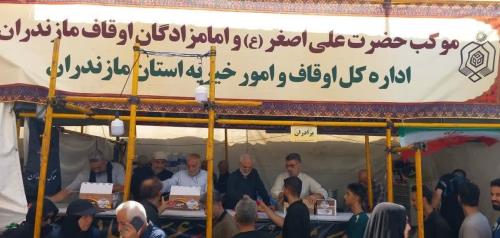 توزیع روزانه 5 هزار پرس غذای گرم بین زوار اربعین حسینی در موکب اوقاف مازندران