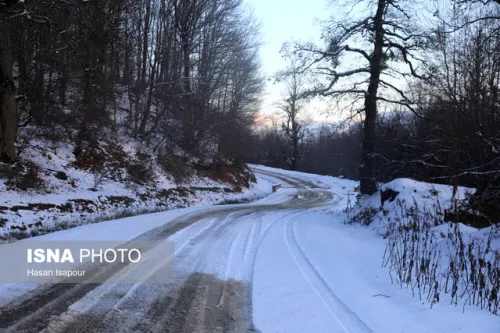 چشم روشنی مازندران با بارندگی برف پاییزی