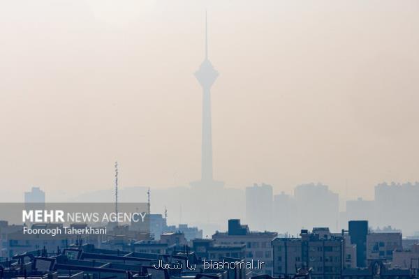 هوای تهران آلوده و بازهم در وضعیت نارنجی است
