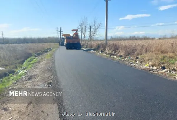 فاز دوم روکش آسفالت راه روستایی شالکوه در رشت اجرایی شد