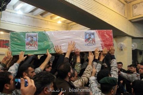مراسم وداع با تكاور شهید امیر باصره در انزلی برگزار گردید