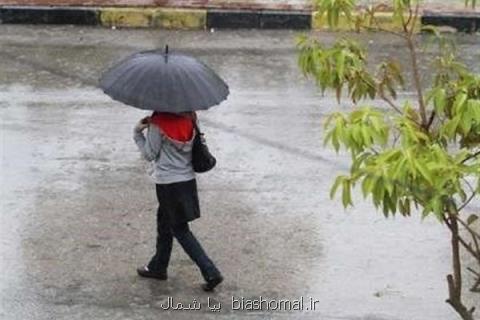 بارش شدید باران در گیلان، دمای هوا ۳ تا۱۸ درجه كاسته می شود