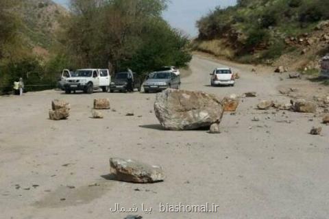 ریزش كوه در محورهای مازندران گزارش نشد