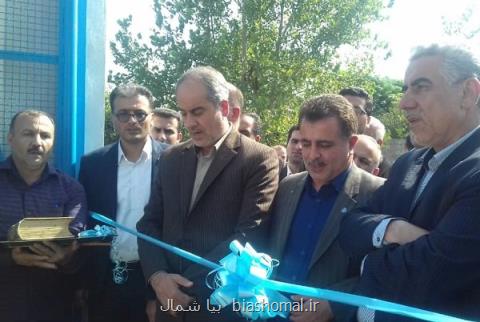 پروژه مجتمع آبرسانی حسین آباد رودسر بهره برداری شد