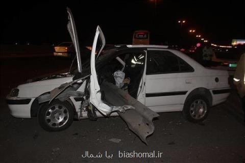 مرگ ۴۸۷ نفر براثر حوادث ترافیكی در مازندران