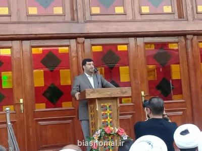 بازسازی مسجد جامع ساری با حضور وزیر راه راه اندازی شد