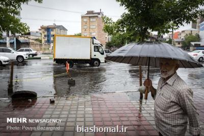 كاهش ۵تا۱۰ درجه ای دمای هوای گیلان، بارش باران تا فردا ادامه دارد