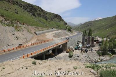 ۶ كیلومتر از محور هراز چهارخطه شد