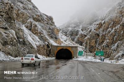 جاده های مازندران لغزنده است